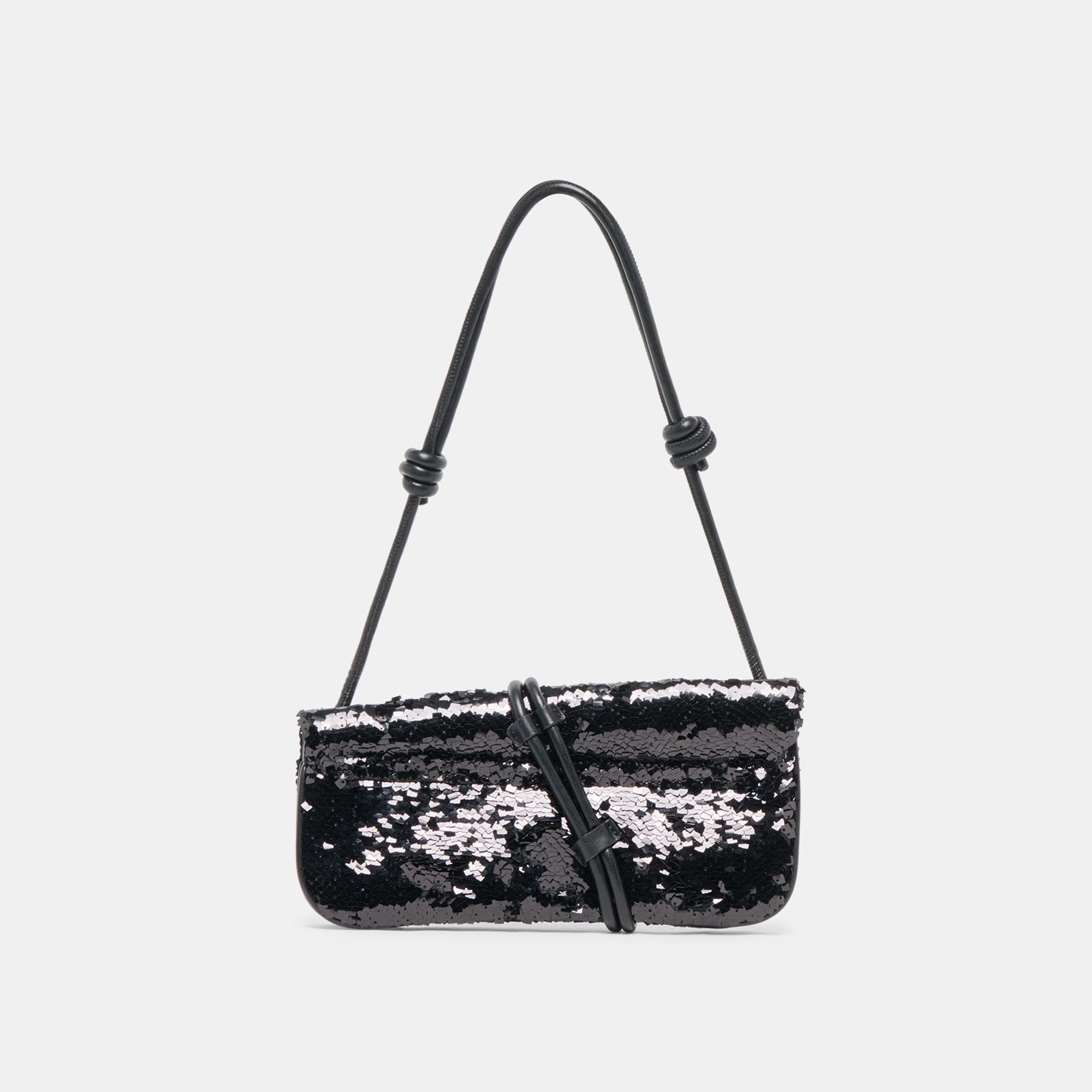 ALICE SHOULDER BAG BLACK SEQUIN