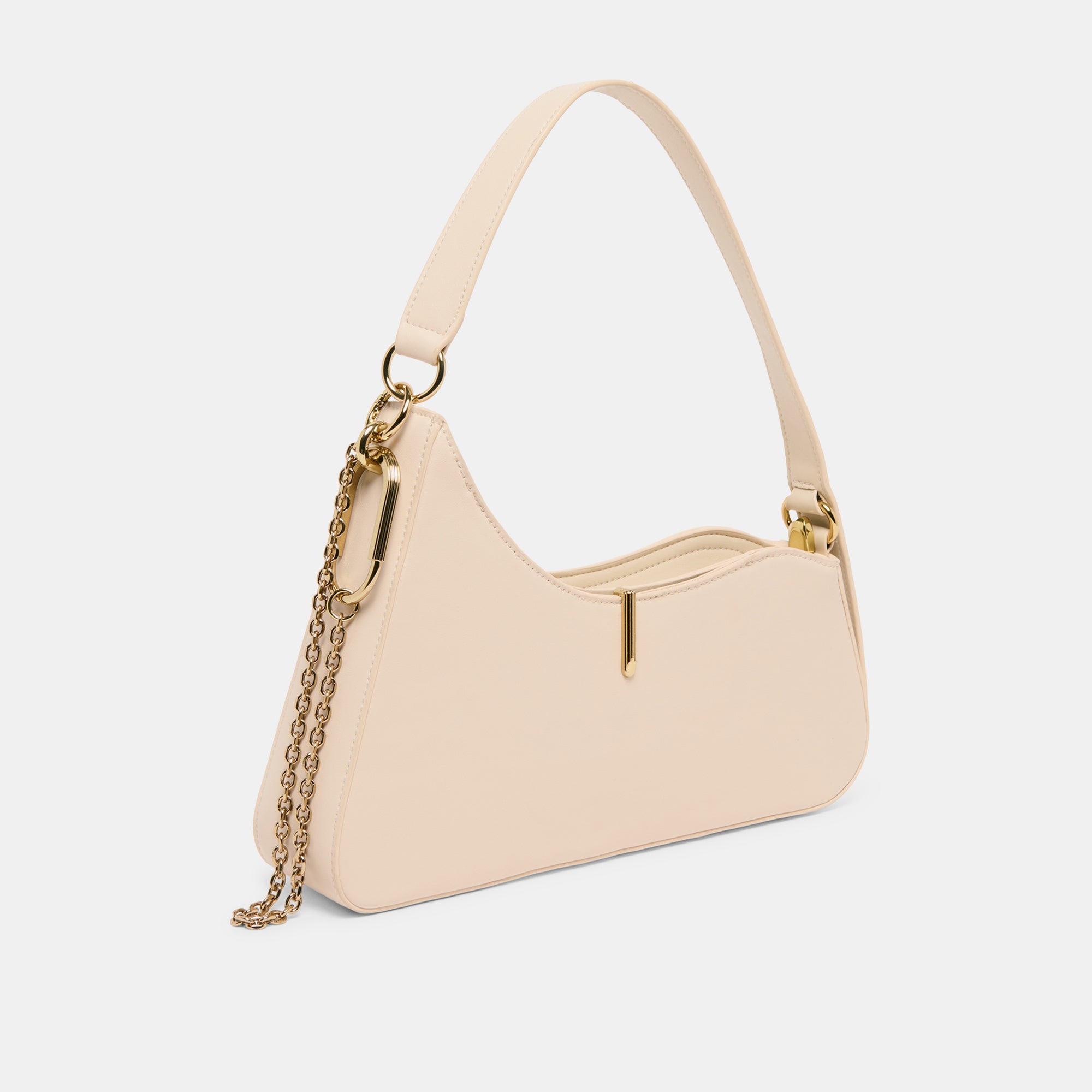 PRYA SHOULDER BAG CREME LEATHER