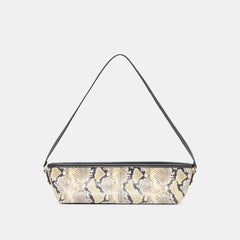 SAVAII SHOULDER BAG BLACK WHITE SNAKE STELLA
