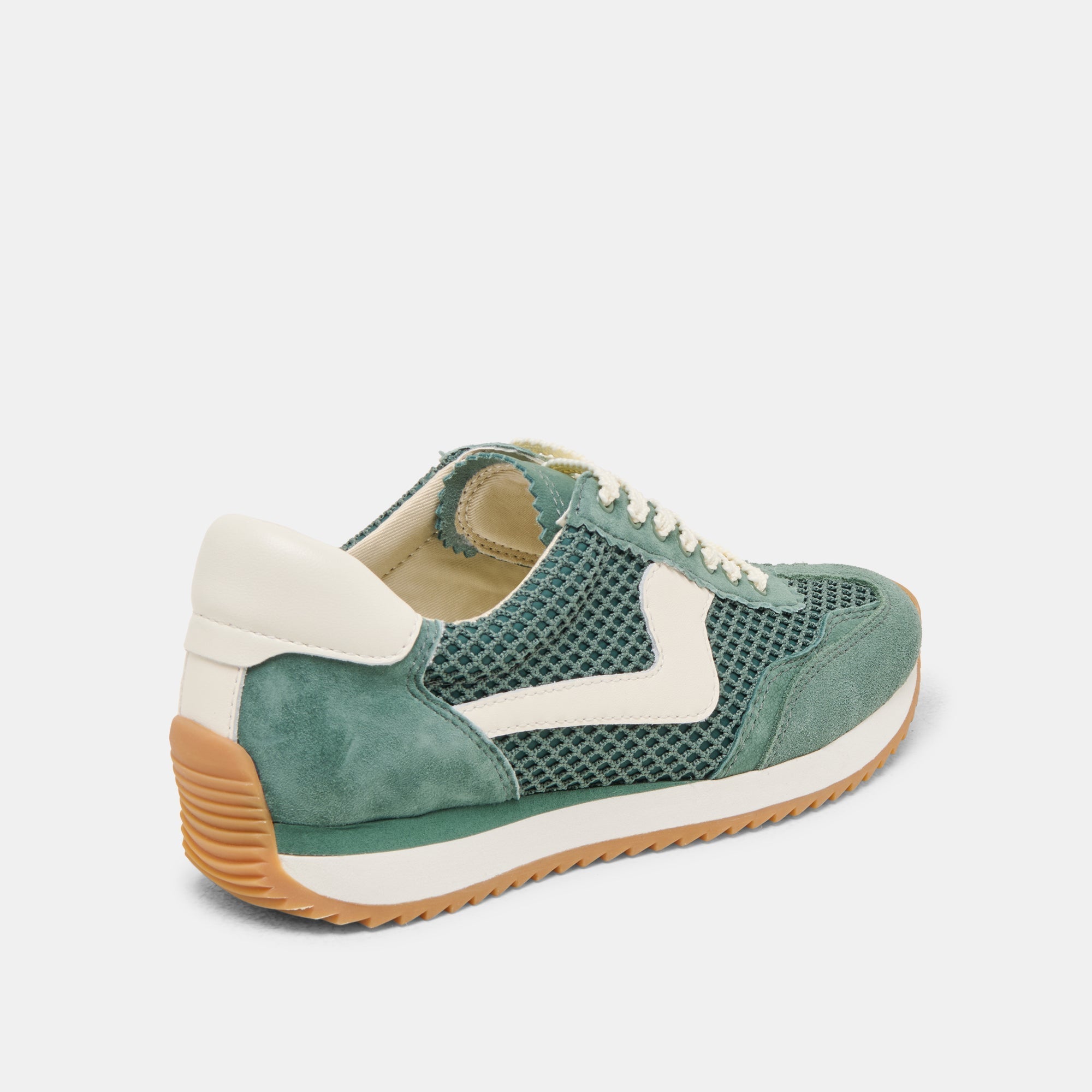 B.NTCD MESH SNEAKERS DK GREEN WOVEN MESH