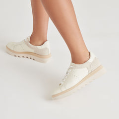 JORGIE SNEAKERS WHITE LEATHER