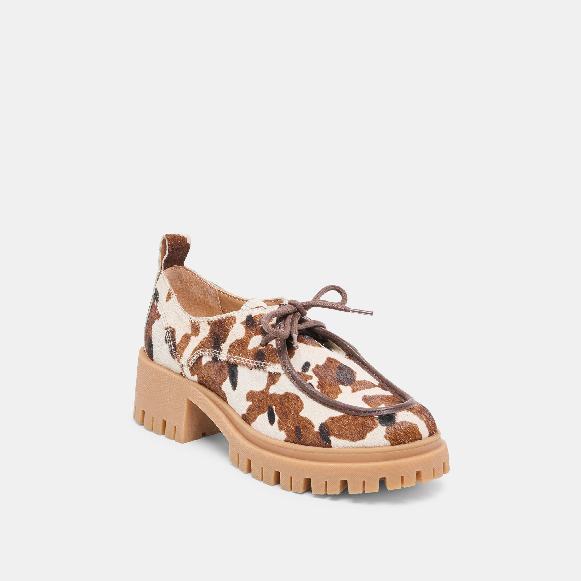 MILZA LOAFERS COCOA CALF HAIR