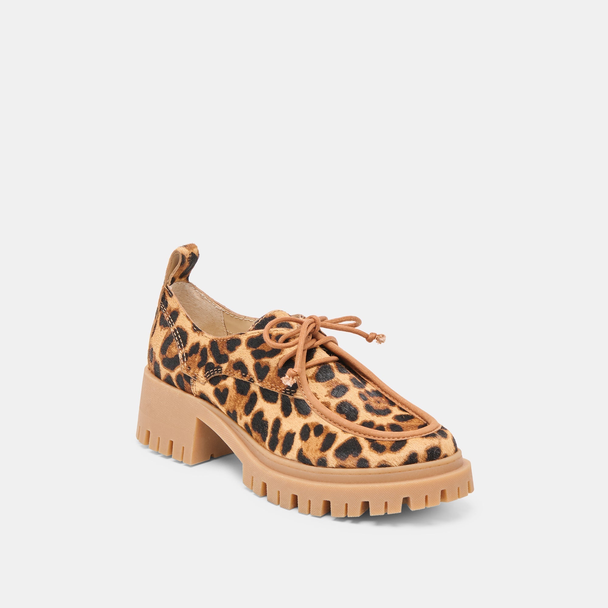 MILZA LOAFERS DK LEOPARD CALF HAIR