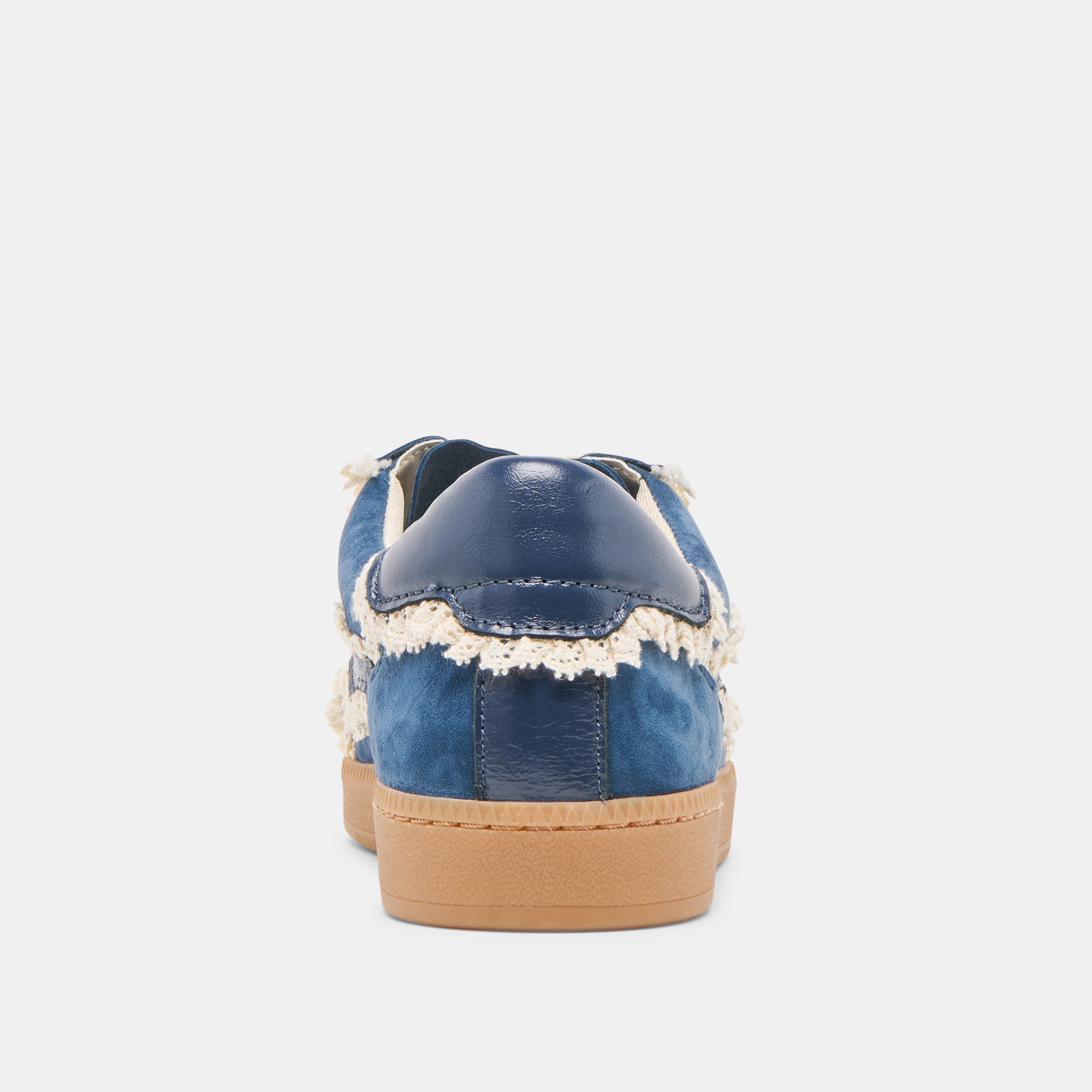 NOTICE LACE SNEAKERS NAVY SUEDE