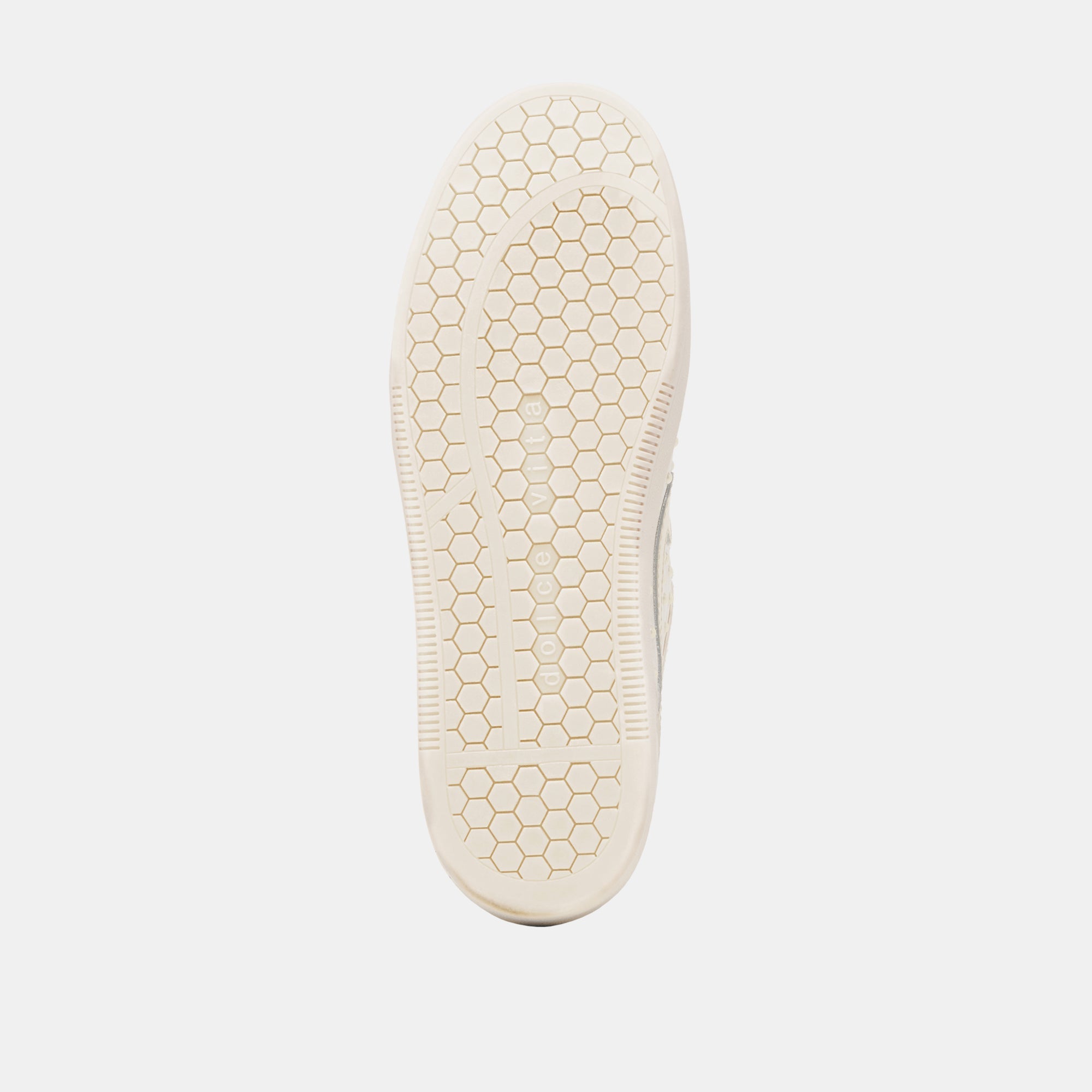 NOTICE PEARL SNEAKERS OFF WHITE SATIN