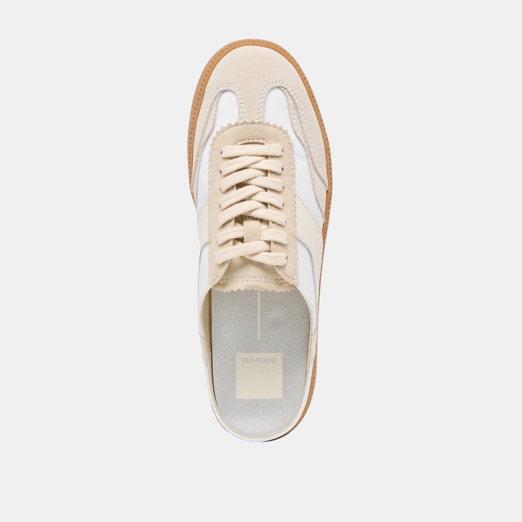NOTICE SLIDE SNEAKERS IVORY MULTI SUEDE