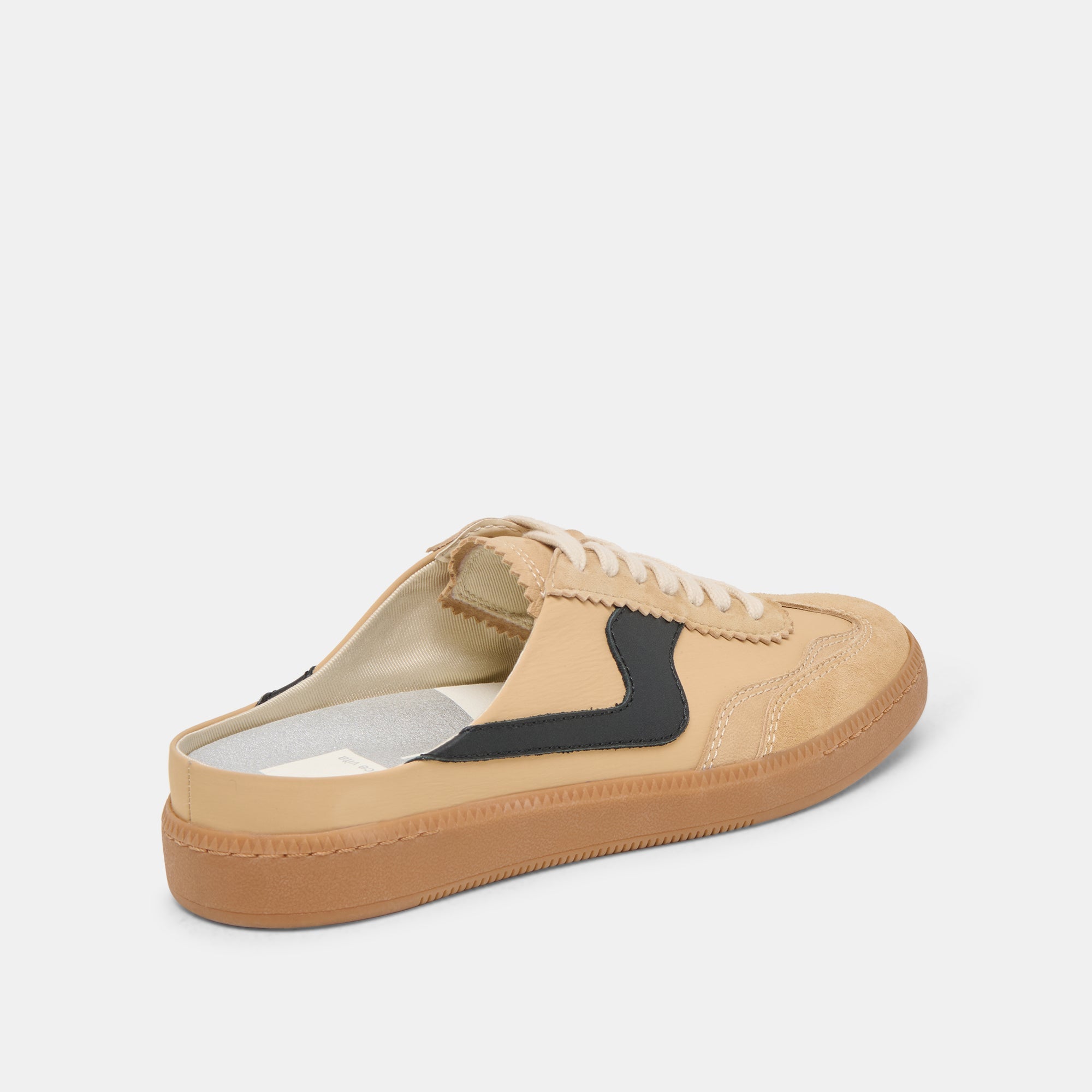 NOTICE SLIDE SNEAKERS TAN MULTI SUEDE