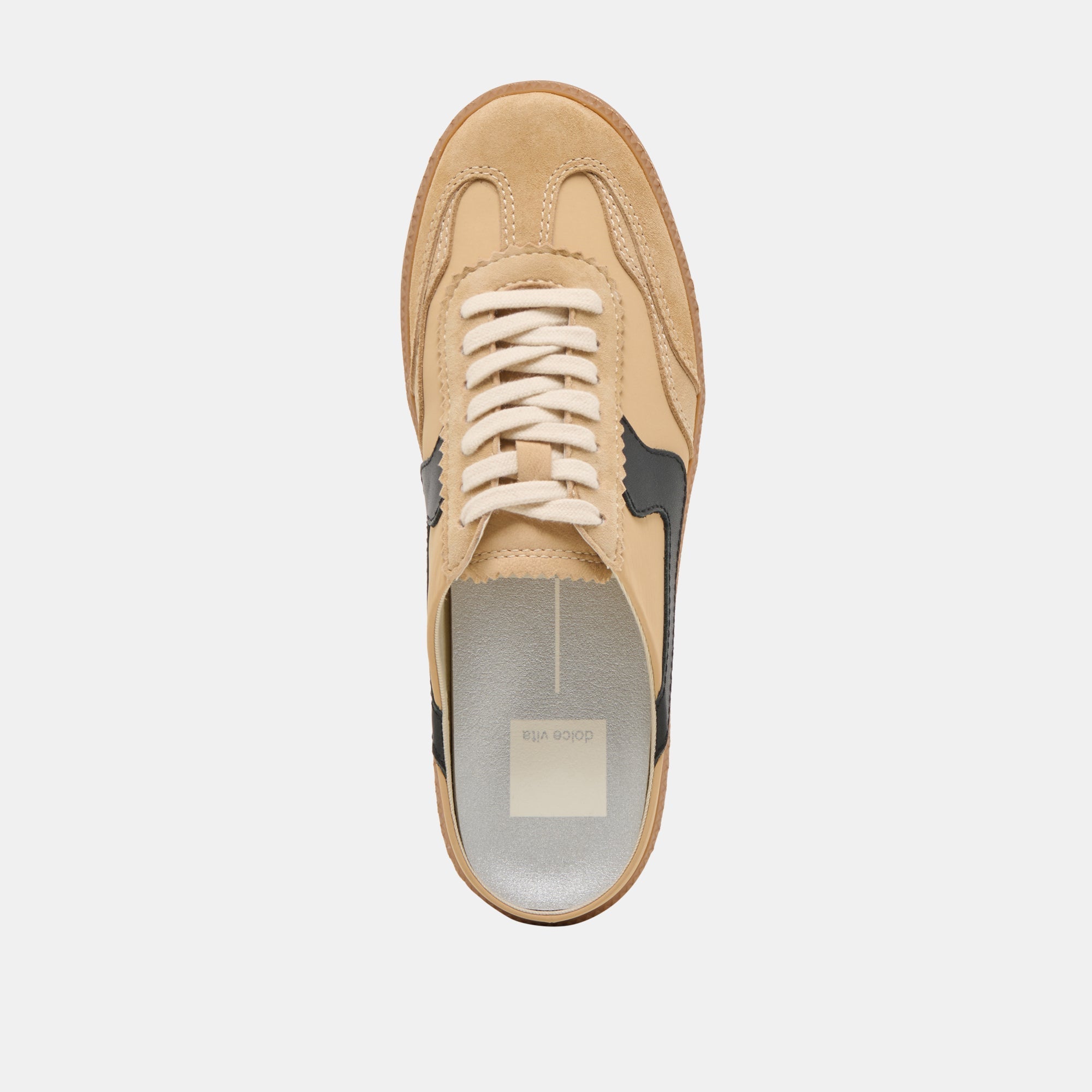 NOTICE SLIDE SNEAKERS TAN MULTI SUEDE