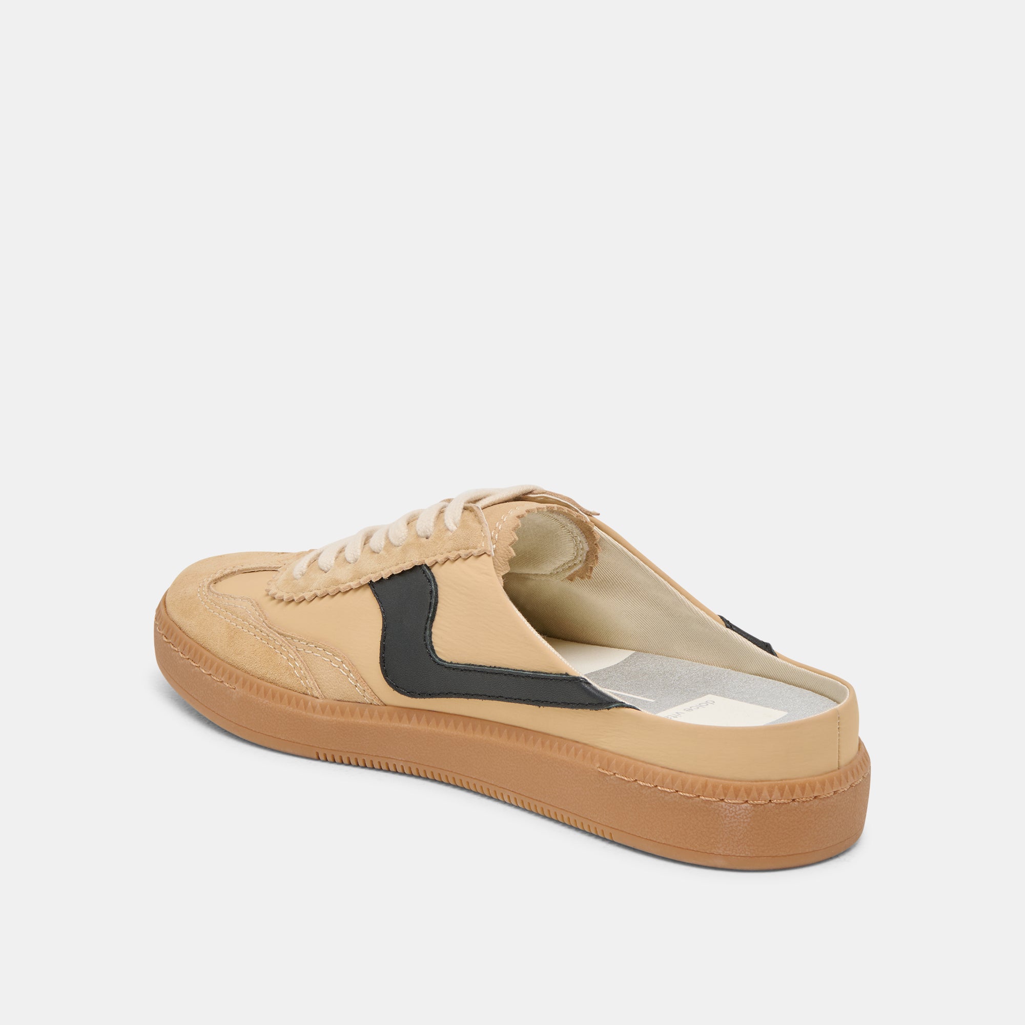 NOTICE SLIDE SNEAKERS TAN MULTI SUEDE