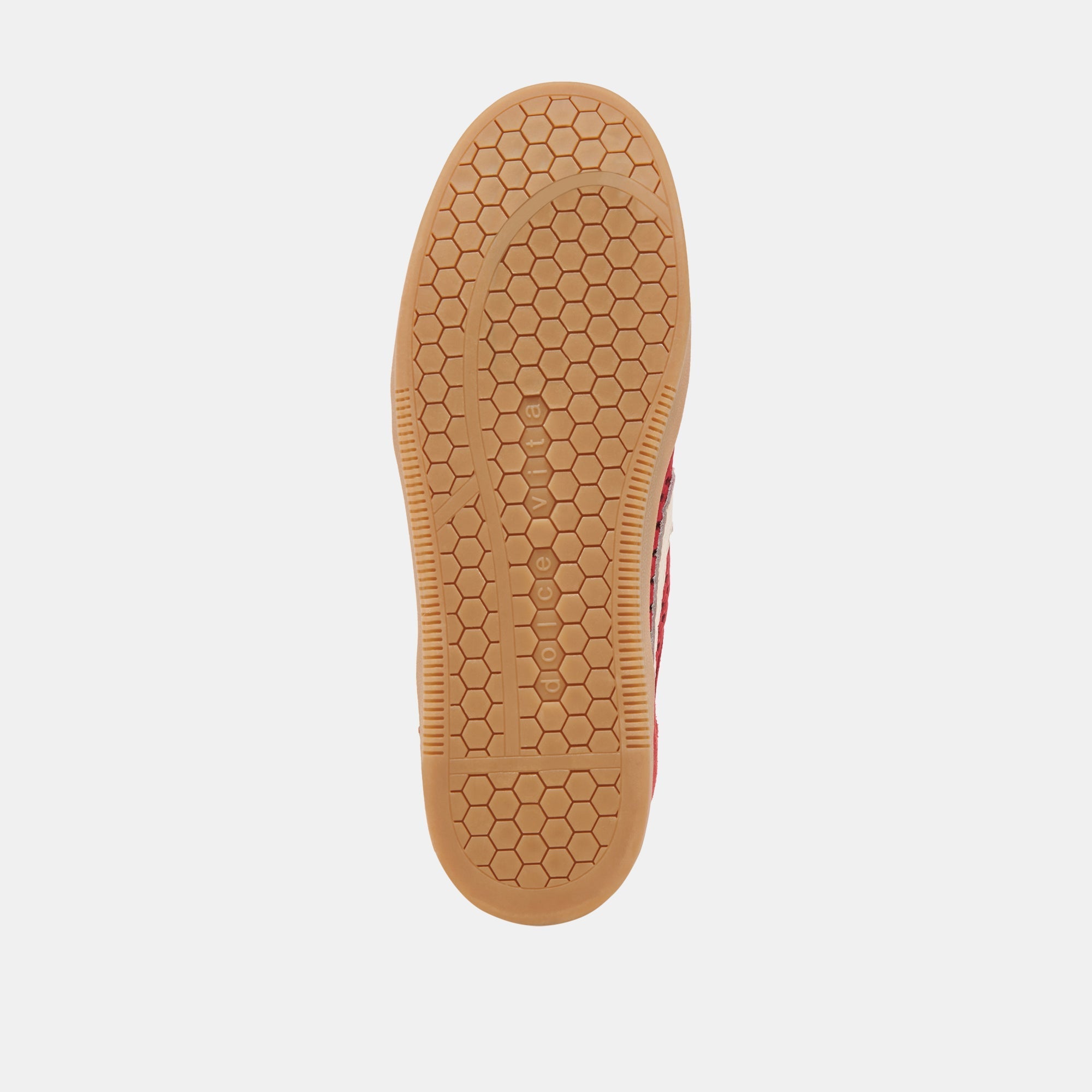 NOTICE SNEAKERS CHERRY PERFORATED NUBUCK