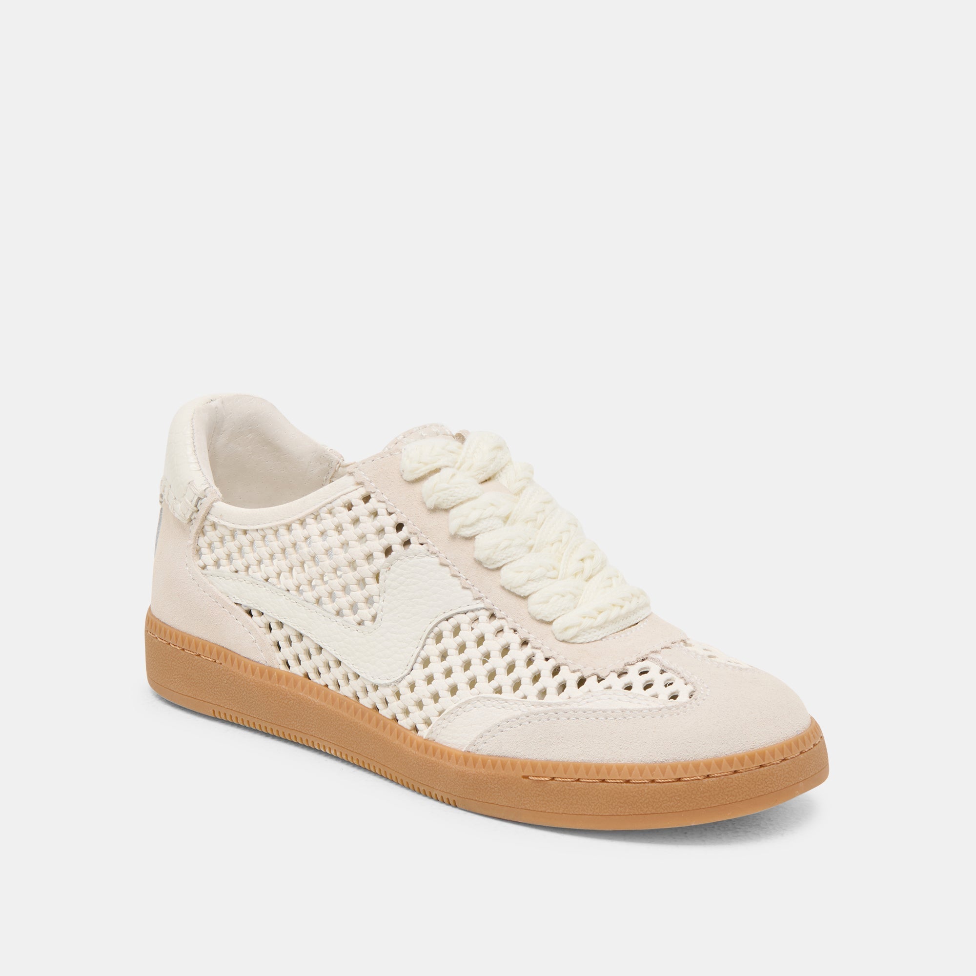 NOTICE SNEAKERS IVORY PERFORATED NUBUCK