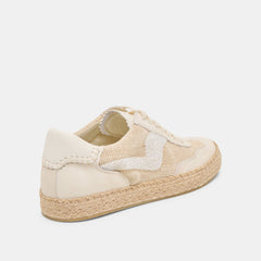 NOTICE ESPADRILLE BEAD SNEAKERS NATURAL MULTI BURLAP