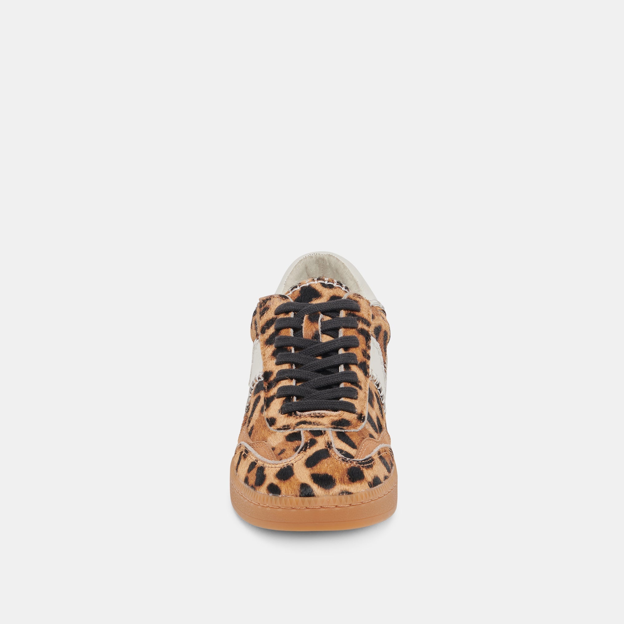 NOTICE STITCH WIDE SNEAKERS DK LEOPARD CALF HAIR