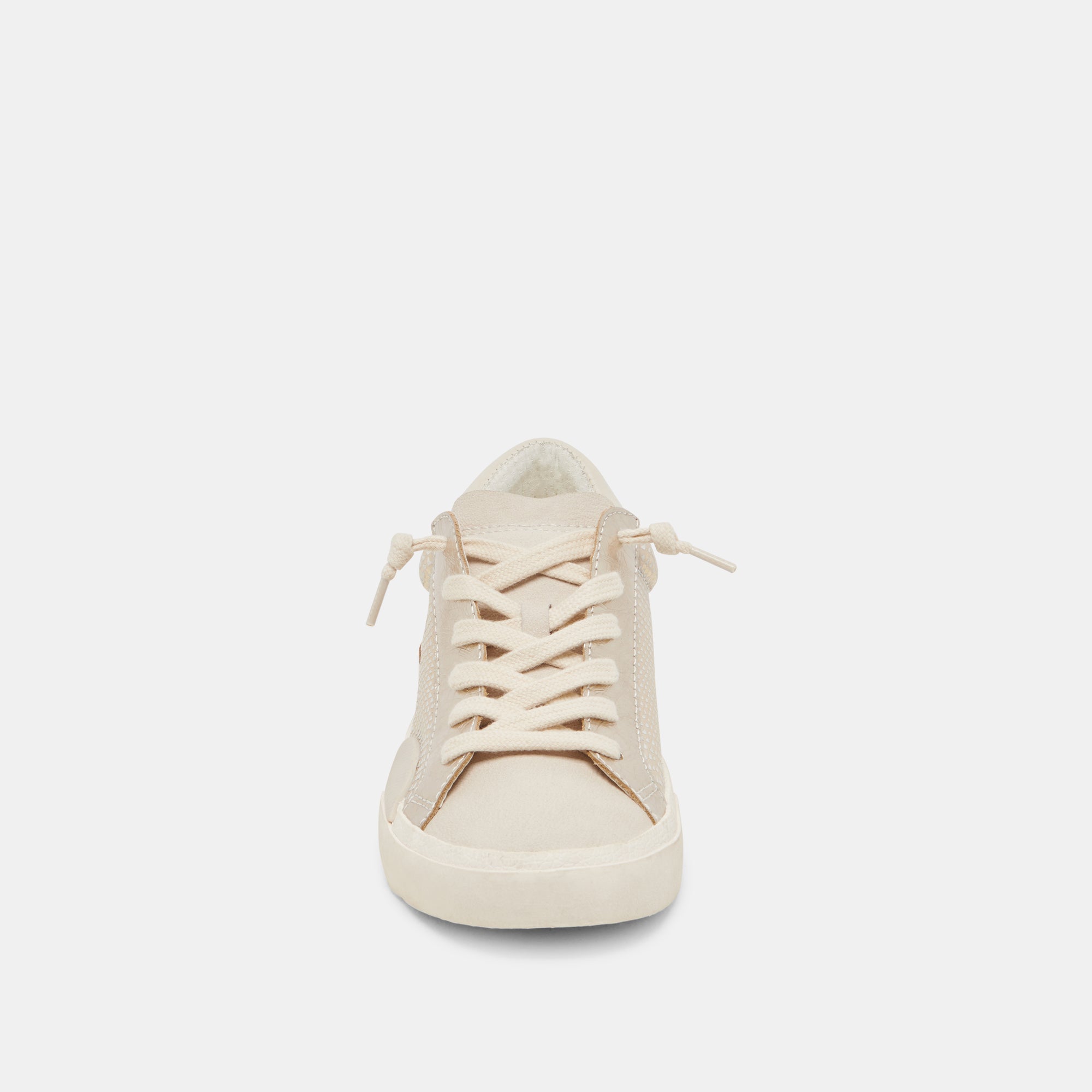 ZINA SNEAKERS CHAMPAGNE EMBOSSED LEATHER