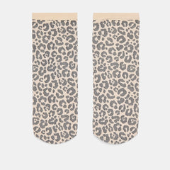 LEOPARD ANKLET SOCKS LEOPARD