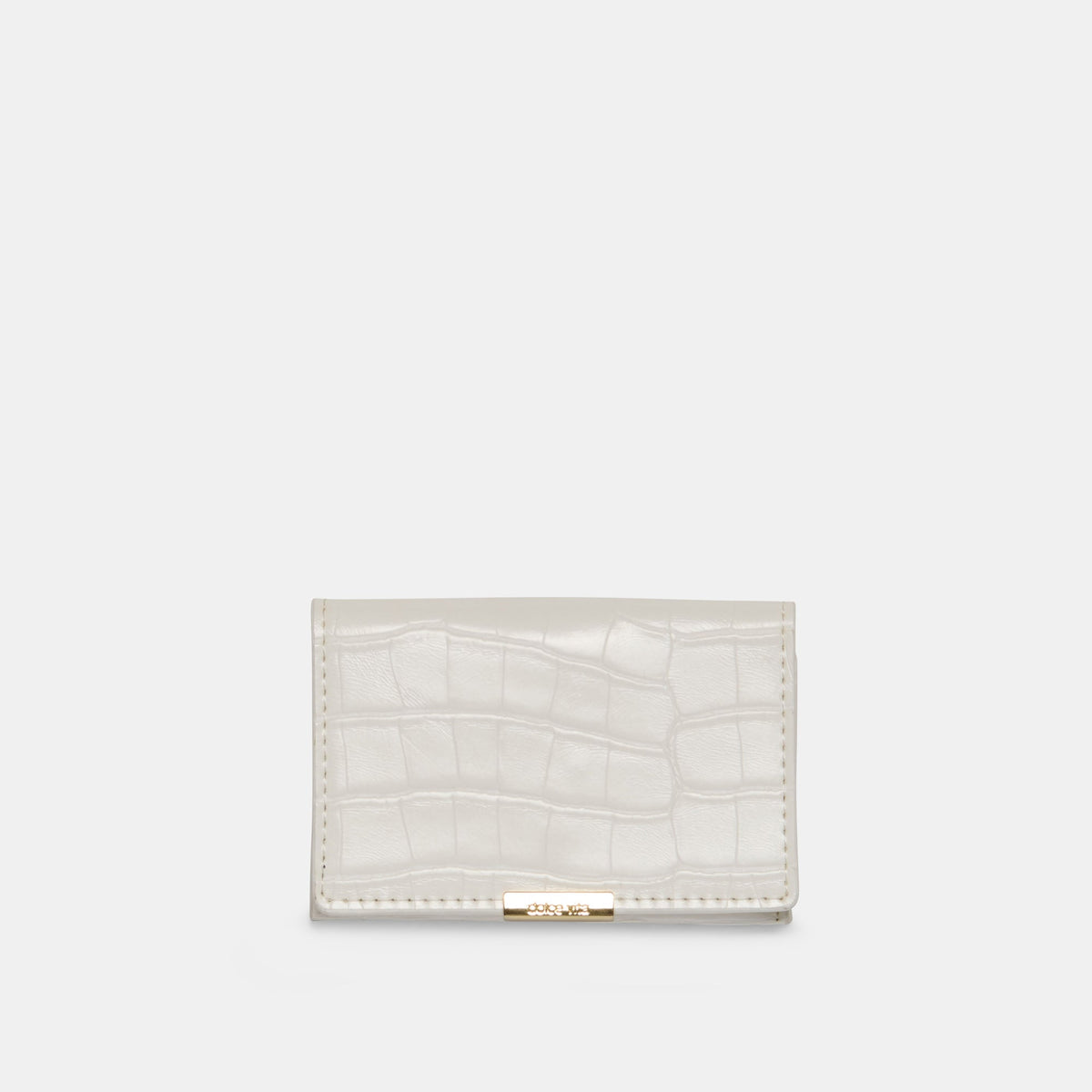 MINI-ME WALLET WHITE CROCO STELLA
