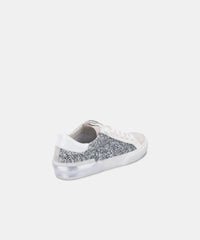 ZINA SNEAKERS IN SILVER GLITTER -   Dolce Vita