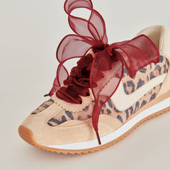 CURLY ORGANZA LACE BURGUNDY